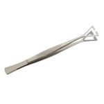 Body Piercing Tweezers Slotted Head